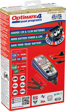 TECMATE Optimate 4 - Quad - Premium Edition TM631PR
