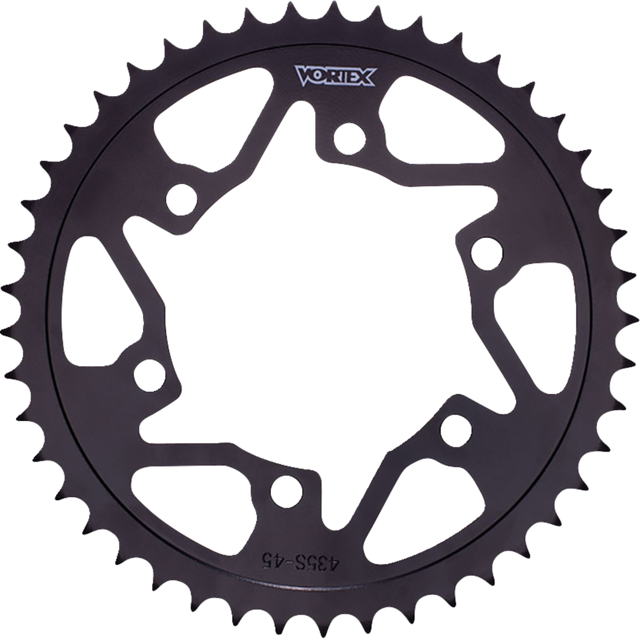 VORTEX Rear Sprocket - 46 Tooth - Black - Yamaha 435S-46