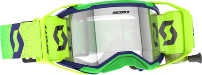 SCOTT Prospect 2.0 WFS Goggle - Roll-Off - Midnight Purple/Safety Yellow - Clear Works Lens 421474-7914113