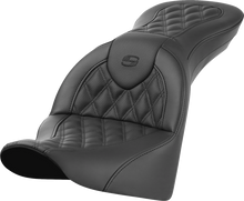 SADDLEMEN Roadsofa™ Seat - without Backrest - Lattice Stitch - FL '18-'24 818-33-182