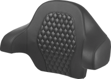 SADDLEMEN Tour Pack Backrest Pad - Honeycomb - Black Stitching - FL '14-'24 814-07-15100