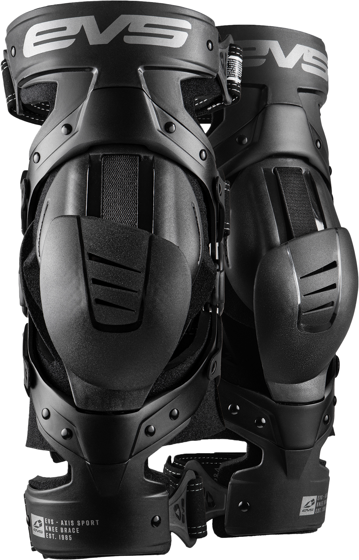 Axis Sport Knee Brace Pair Black/Black/Grey Lg