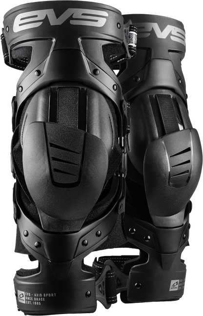 Axis Sport Knee Brace Pair Black/Black/Grey Lg