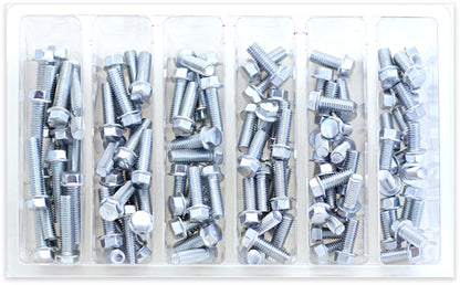 M6 8mm Hex Flange Bolt Asst 1