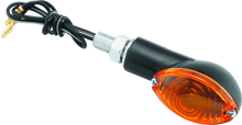 BikeMaster Ministalk Marker Light Oval - Black/Amber