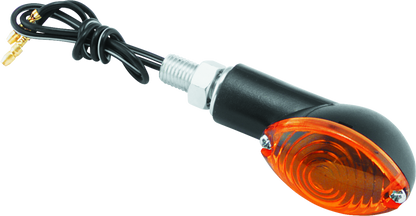 BikeMaster Ministalk Marker Light Oval - Black/Amber