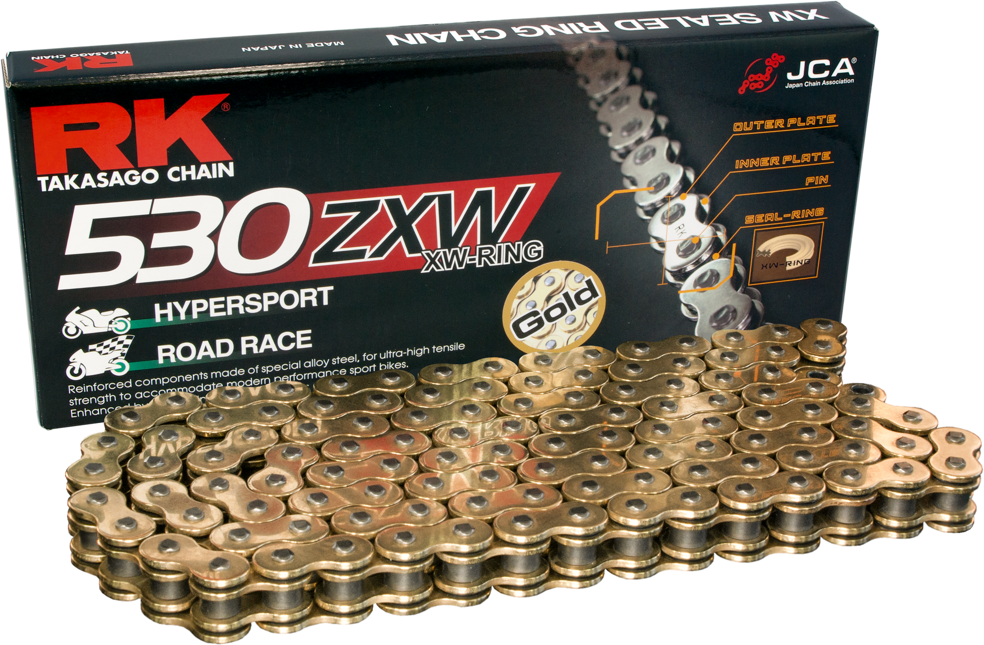 Gb530zxw Drive Chain Gold 530 X 130
