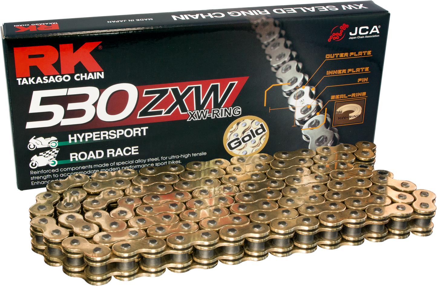 Gb530zxw Drive Chain Gold Rivet M/L
