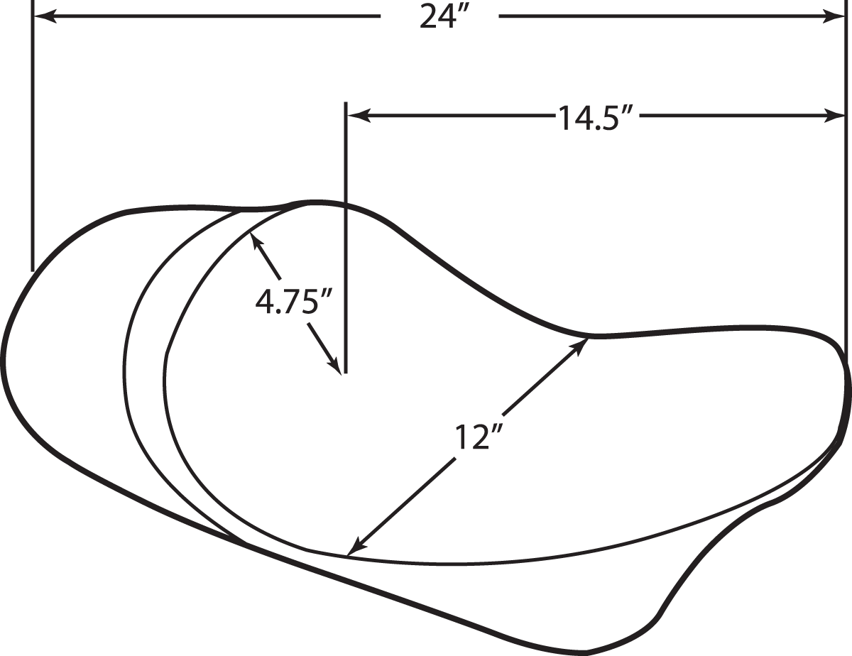 DRAG SPECIALTIES SEATS Low Profile Solo Seat - Forward - Smooth - FLHR '97-'07 0801-0730