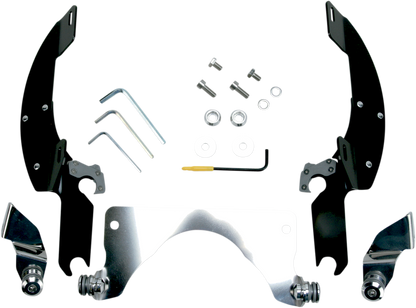 MEMPHIS SHADES Batwing Trigger Lock Mounting Kit - C90/T - Black MEK1919