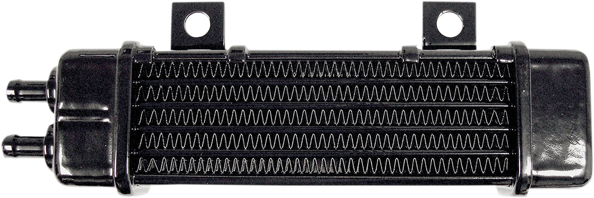 JAGG OIL COOLERS Universal Oil Cooler - 6-Row - Gloss Black 3050