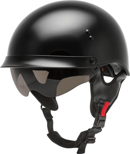 Hh 65 Half Helmet Full Dressed Black 2x