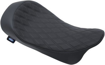 DRAG SPECIALTIES SEATS Low Solo Seat - Double Diamond - FL '08-'23 0801-1152