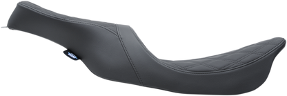 DRAG SPECIALTIES SEATS Predator 2-Up Seat - Double Diamond - Black Stitching - FL '99-'07 0801-1154