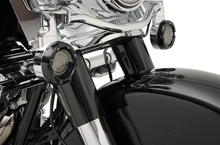 DRAG SPECIALTIES Fork Slider Covers - Stock Length - Black 77485B
