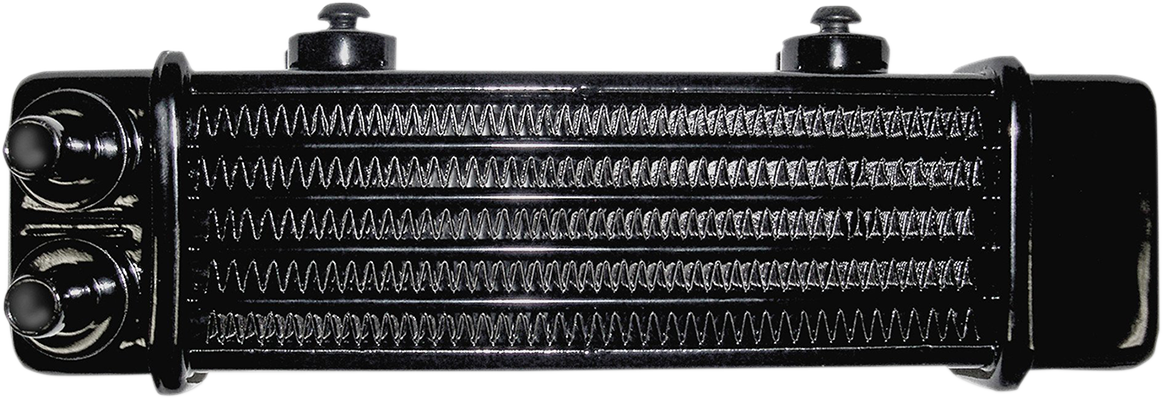JAGG OIL COOLERS Universal Oil Cooler - 6-Row - Gloss Black 3100