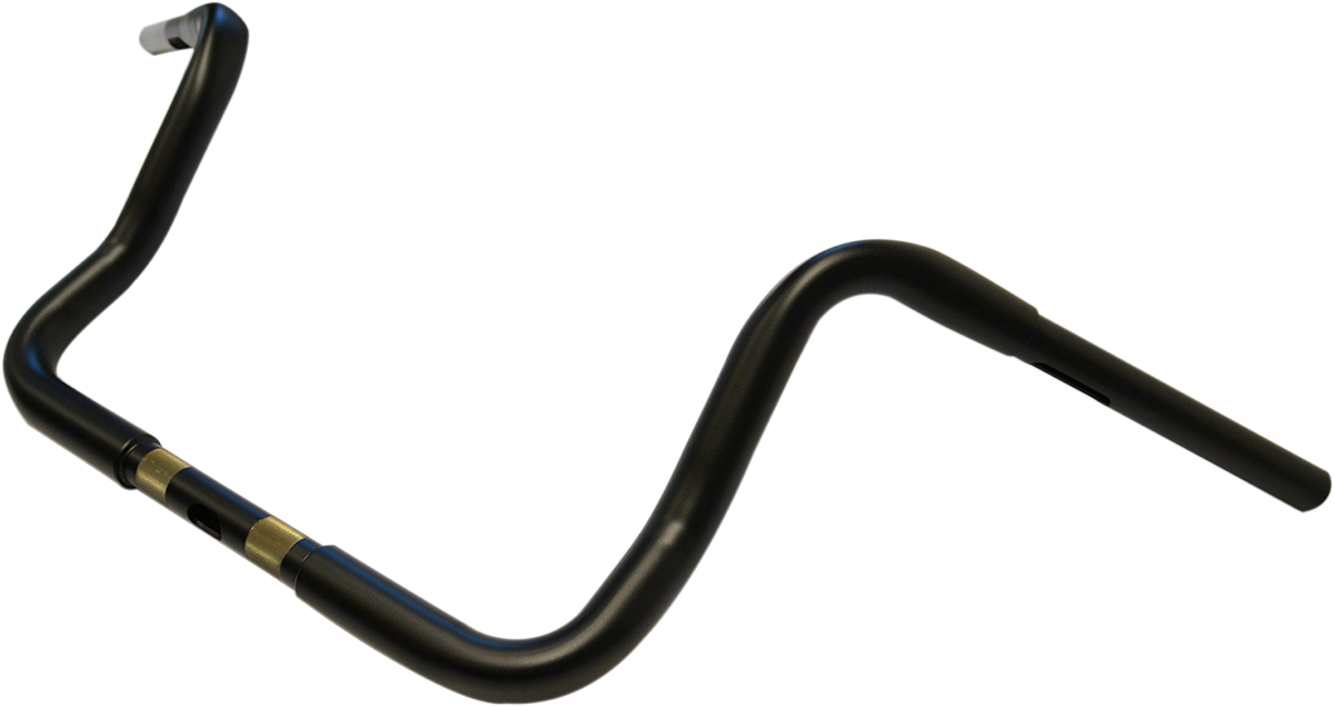 LA CHOPPERS 1-1/4" Touring Ape Hanger Handlebar - 10" - Flat Black LA-7321-10M