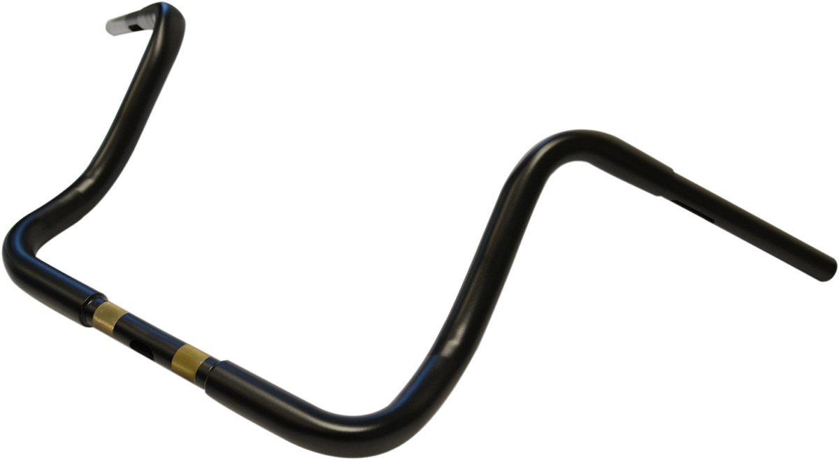LA CHOPPERS 1-1/4" Touring Ape Hanger Handlebar - 12" - Flat Black LA-7321-12M