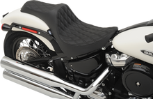 DRAG SPECIALTIES SEATS Predator III Seat - Double Diamond - Black Stitching - FL/FX '18-'23 0802-1145