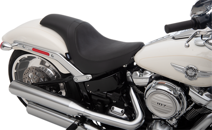 DRAG SPECIALTIES SEATS Predator Seat - Vinyl - Smooth - FL/FX '18-'25 0802-1181