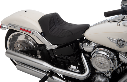 DRAG SPECIALTIES SEATS EZ-Solo Seat - Scorpion Stitch - Vinyl - FLFB/S '18-'25 0802-1185