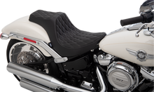 DRAG SPECIALTIES SEATS Predator III Seat - Double Diamond - Silver Stitching - FLFB/S '18-'25 0802-1189