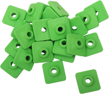 FAST-TRAC Extra Large Backer Plates - Green - Square - 96 Pack 702G-96