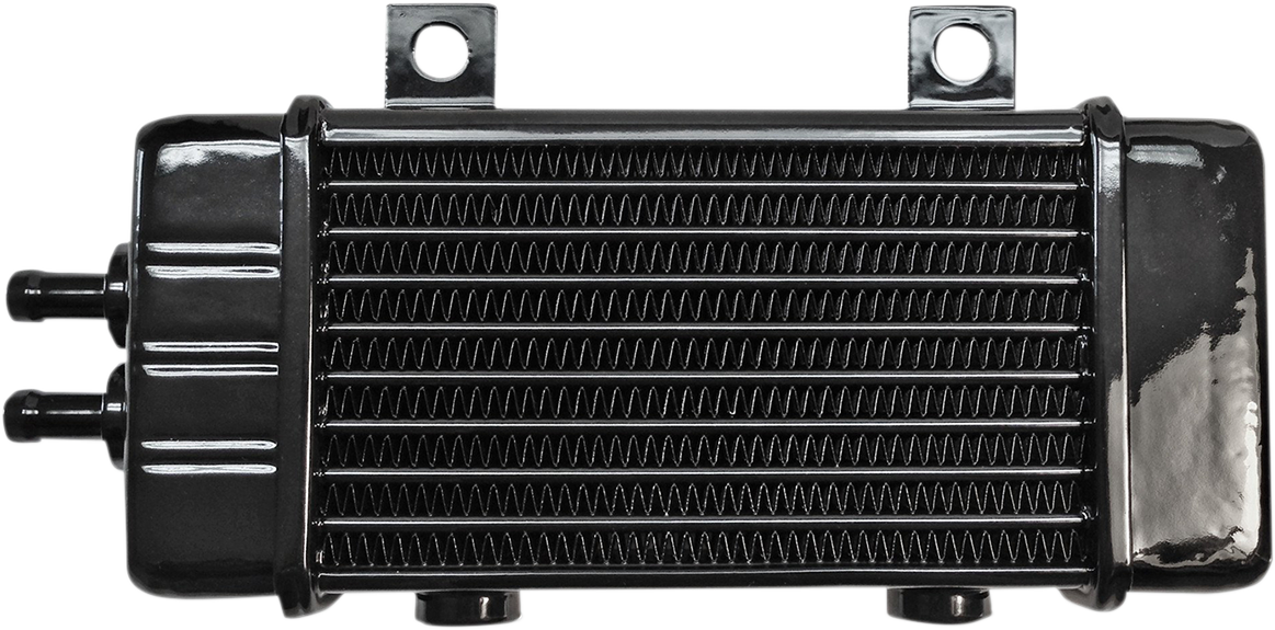 JAGG OIL COOLERS Universal Oil Cooler - 10-Row - Gloss Black 3160