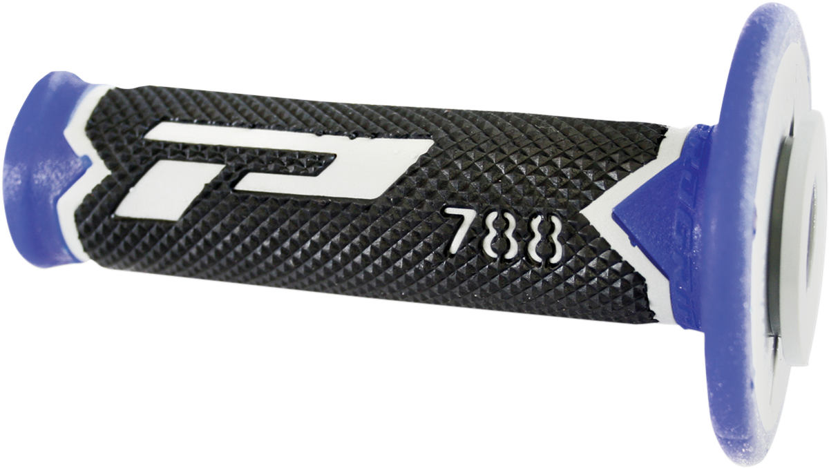 PRO GRIP Cross Triple Density 788 Grips - Gray/Blue/Black PA078800TGBL