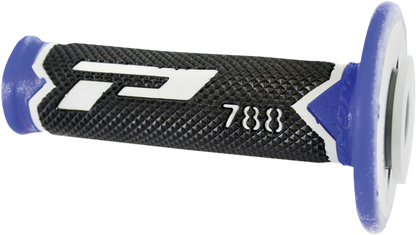 PRO GRIP Cross Triple Density 788 Grips - Gray/Blue/Black PA078800TGBL