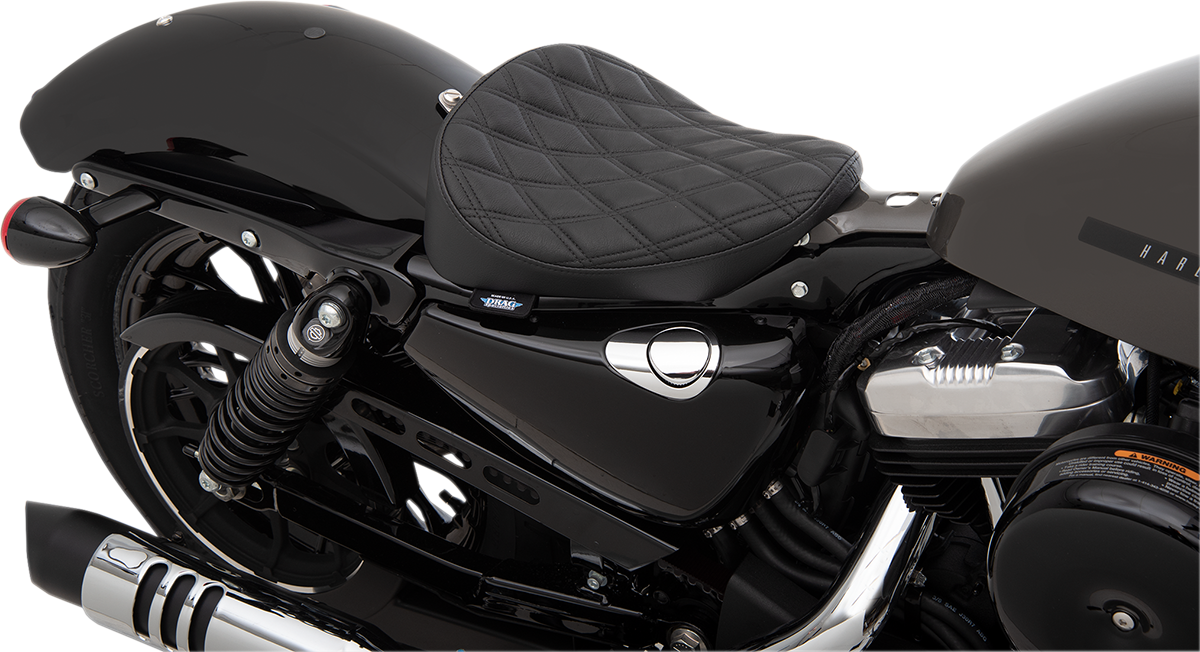 DRAG SPECIALTIES SEATS Bobber Solo Seat - Double Diamond - XL '10-'22 0804-0739