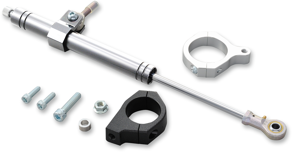 DRAG SPECIALTIES Steering Damper - Chrome - '06-'17 FXD 84889
