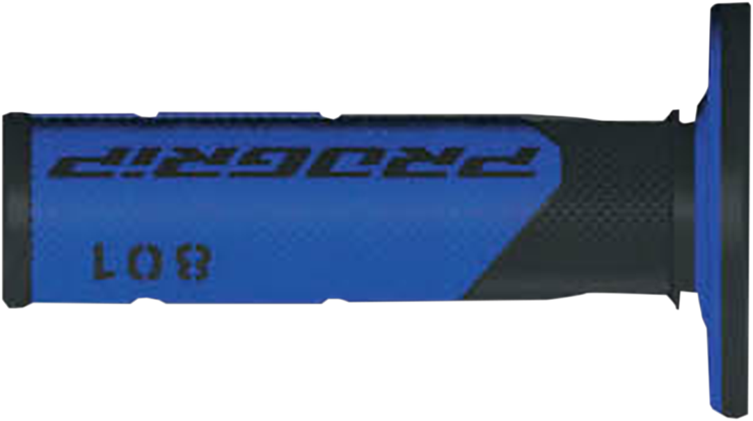 PRO GRIP 801 Hybrid Duo-Density Cross Grips - Black/Blue PA080100NEBL