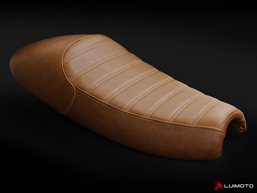 LUIMOTO (Sixty 8 | Vintage | Ribbed Stitching ) Seat Cover for the Triumph Thruxton Bonneville and Scrambler