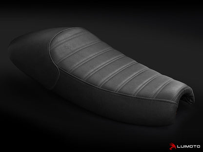 LUIMOTO (Sixty 8 | Vintage | Ribbed Stitching ) Seat Cover for the Triumph Thruxton Bonneville and Scrambler