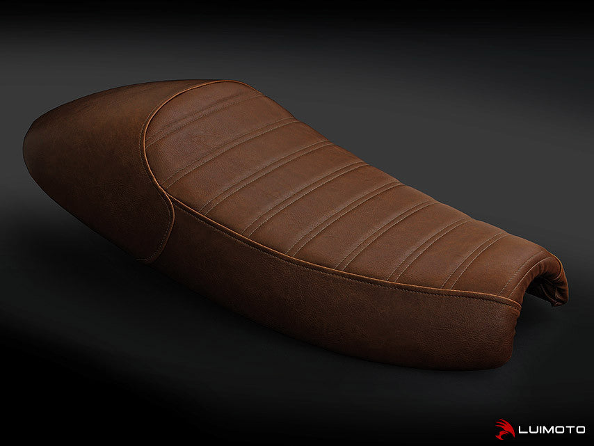 LUIMOTO (Sixty 8 | Vintage | Ribbed Stitching ) Seat Cover for the Triumph Thruxton Bonneville and Scrambler