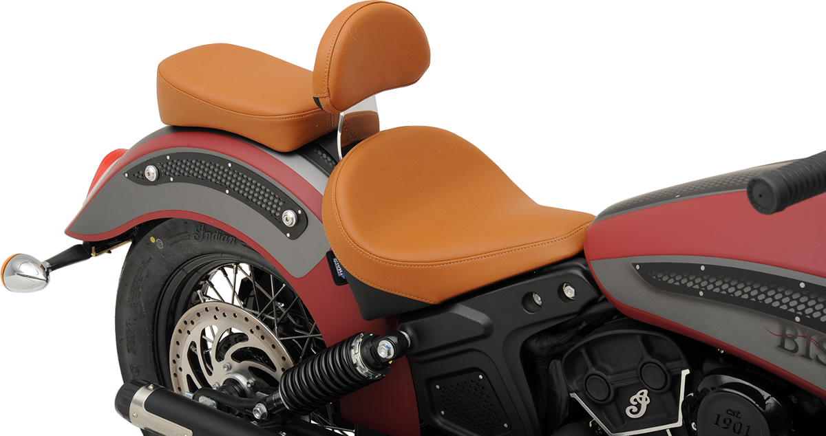 DRAG SPECIALTIES SEATS Sissy Bar Pad - Smooth - Brown - Scout/Scout Sixty '15-'22 0822-0316