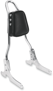 DRAG SPECIALTIES SEATS Tapered Backrest Pad - Smooth w/ Studs 0822-0340