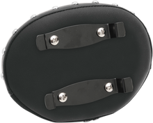DRAG SPECIALTIES SEATS Studded Oval Sissy Bar Pad - Black 0822-0342