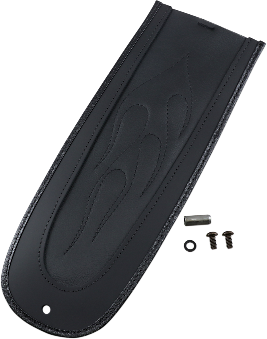 DRAG SPECIALTIES SEATS Fender Skin - Flame Stitched Automotive-Grade Vinyl Center 1405-0152