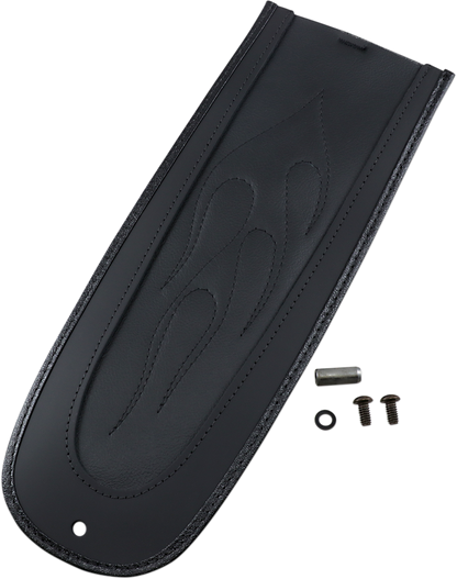 DRAG SPECIALTIES SEATS Fender Skin - Flame Stitched Automotive-Grade Vinyl Center 1405-0152