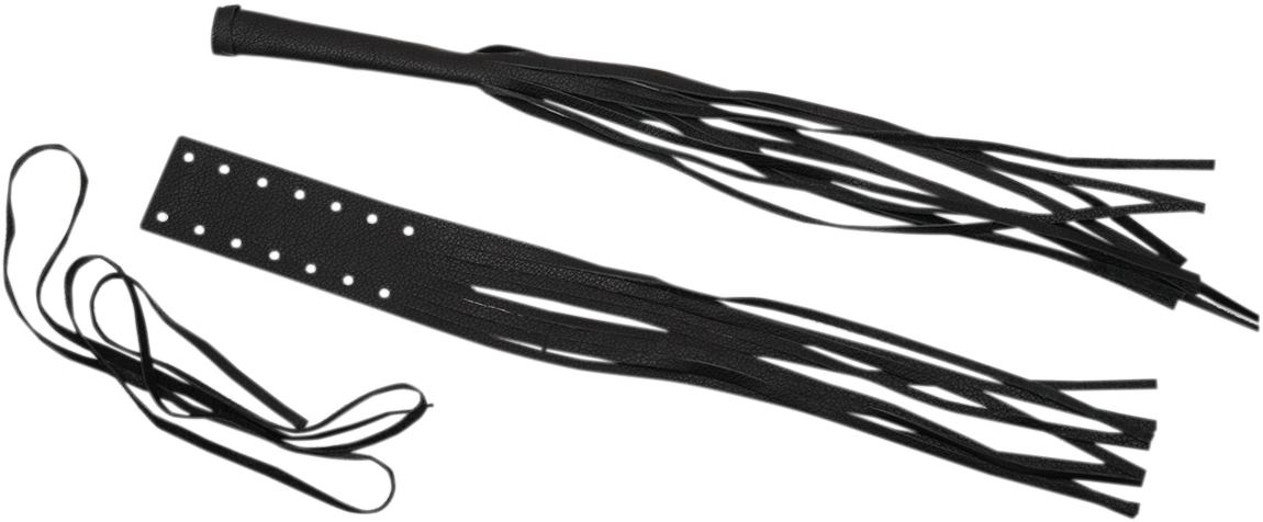DRAG SPECIALTIES SEATS Fringed Leather Lever Covers DS243062