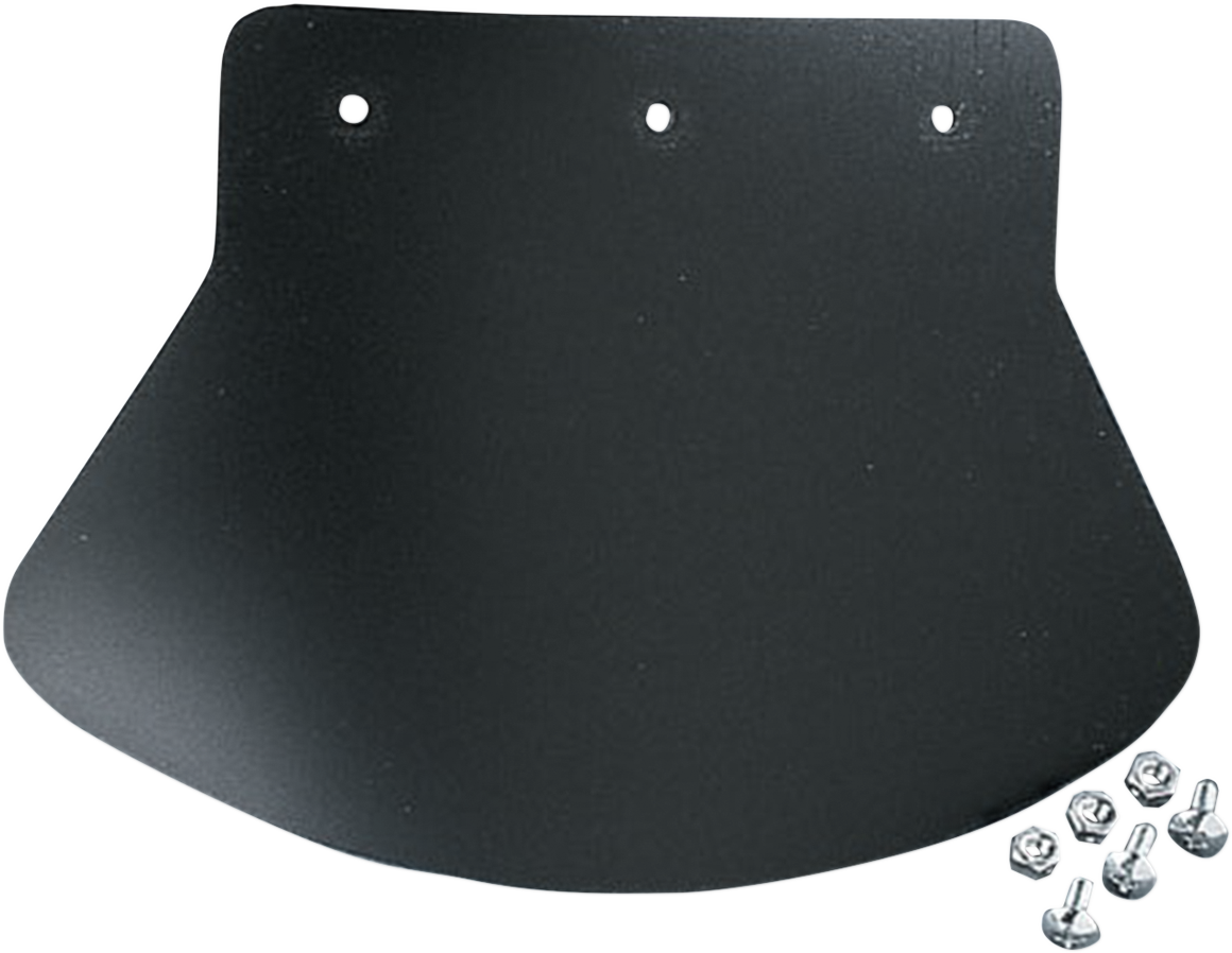 DRAG SPECIALTIES SEATS Mud Flap - Plain - 9-1/2" W x 6-1/2" H DS393702