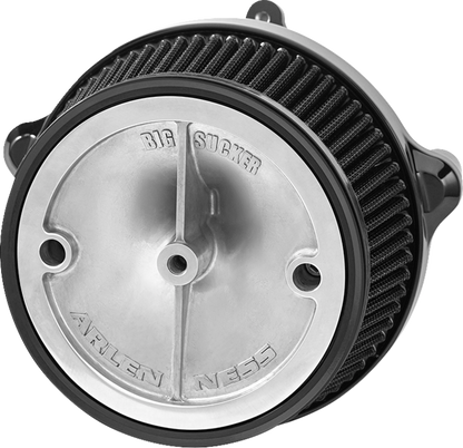 ARLEN NESS Big Sucker* Stage 1 Air Cleaner Kit with Cover - Beveled - Black 600-305