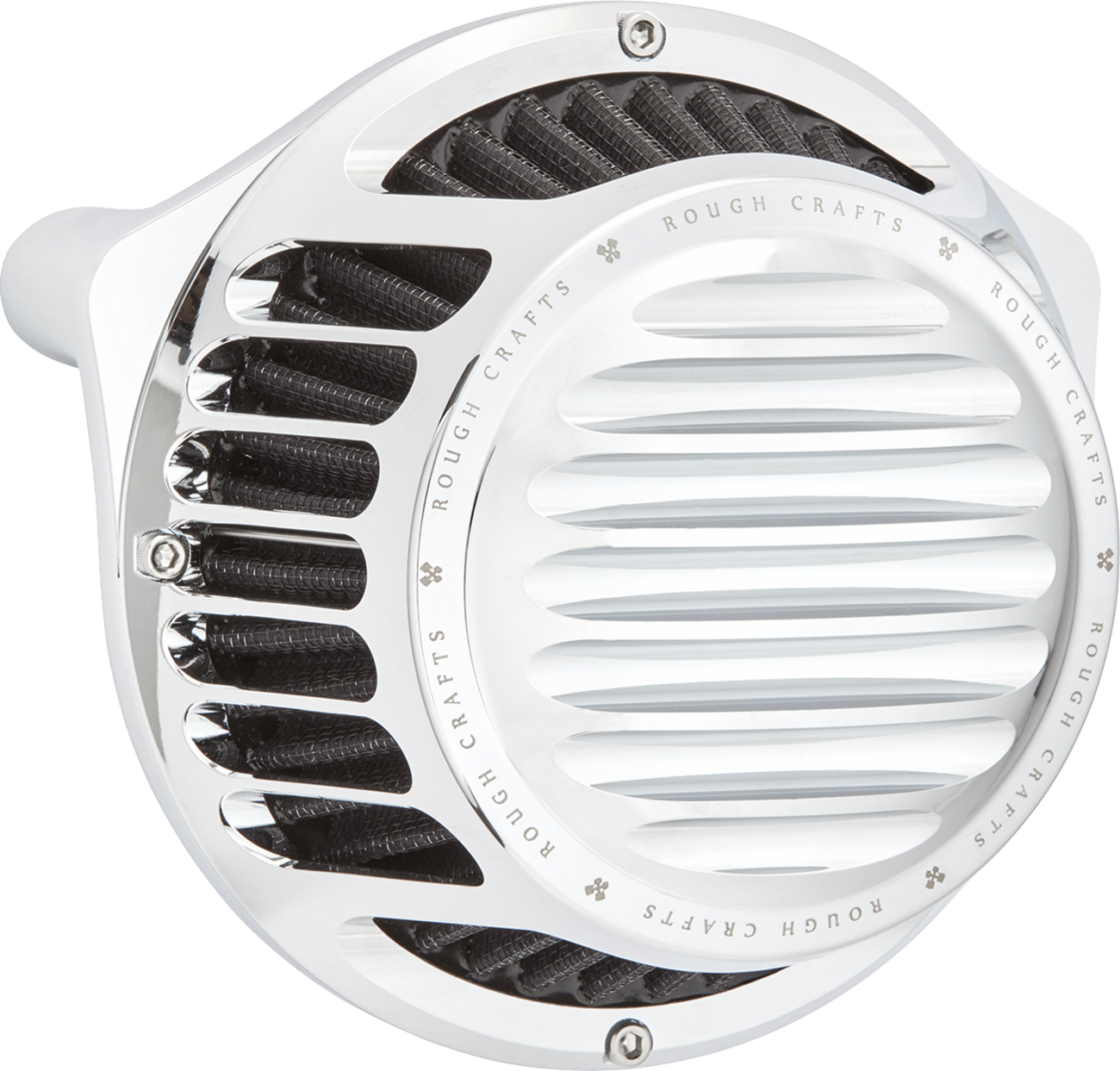 ARLEN NESS Rough Craft Air Cleaner Kit - Chrome RC-600-024