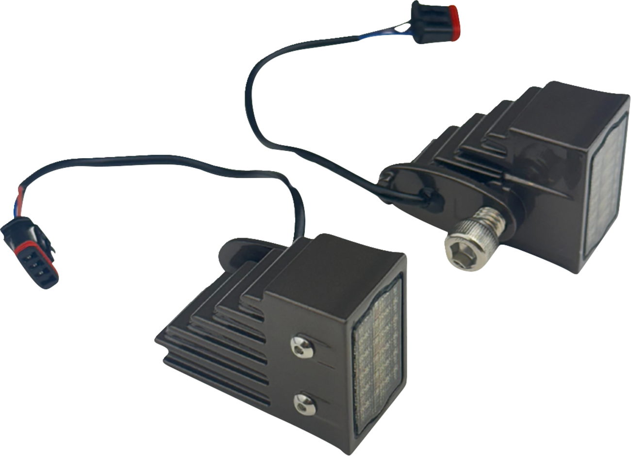 CUSTOM DYNAMICS LED Turn Signals - Front - Dark Bronze CD-LRST-FTS-D