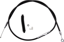 DRAG SPECIALTIES High-Efficiency Black Vinyl Clutch Cable - Standard Full Length 4322405HE