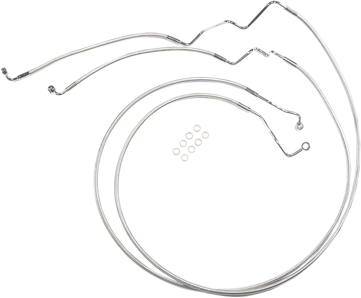 MAGNUM SHIELDING Lower Brake Line - Sterling Chromite AS37035