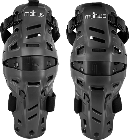 MOBIUS X8H Hybrid Knee Support - Gray/Black - L/XL 1020212
