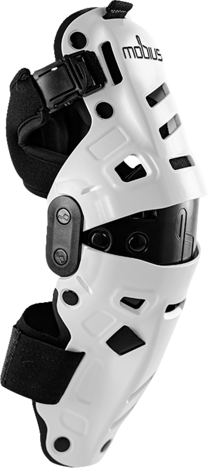 MOBIUS X8H Hybrid Knee Support - White/Black - S/M 1020110